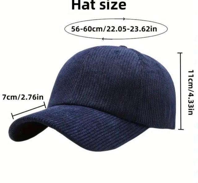 帽子/ファッションキャップ『コーデュロイ 紺』新品 < 男性ファッション 帽子/ファッションキャップ『コーデュロイ 紺』新品 < 男性ファッションの