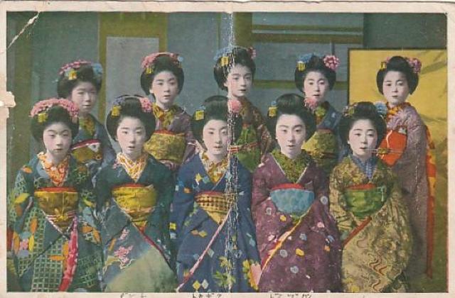 舞妓 当時の絵はがき 3種【E-48】 < ホビー 舞妓 当時の絵はがき 3種【E-48】 < ホビーの