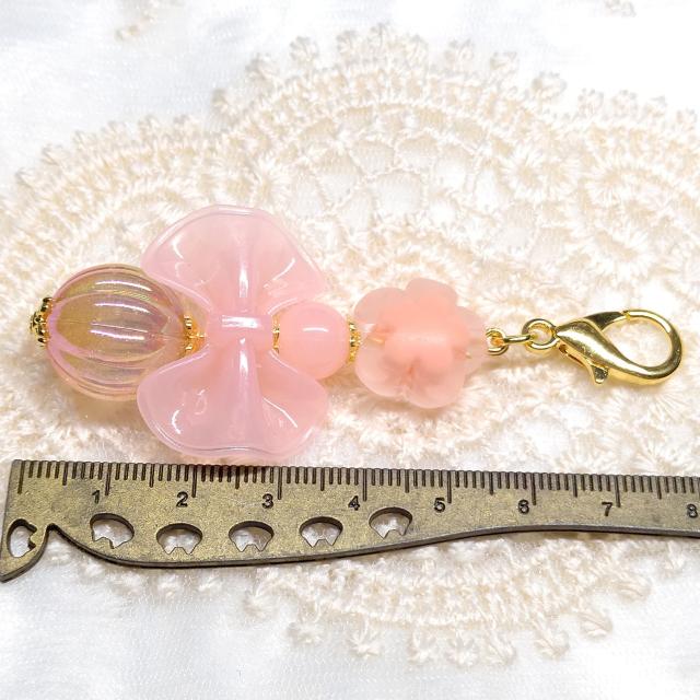 ハンドメイド☆少し大きめカニカン☆ビーズチャーム < 女性ファッション ハンドメイド☆少し大きめカニカン☆ビーズチャーム < 女性ファッションの