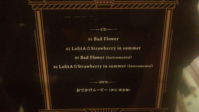 A!q/Bad FlowerB/CD+DVDѕt!i!  ^gObY 