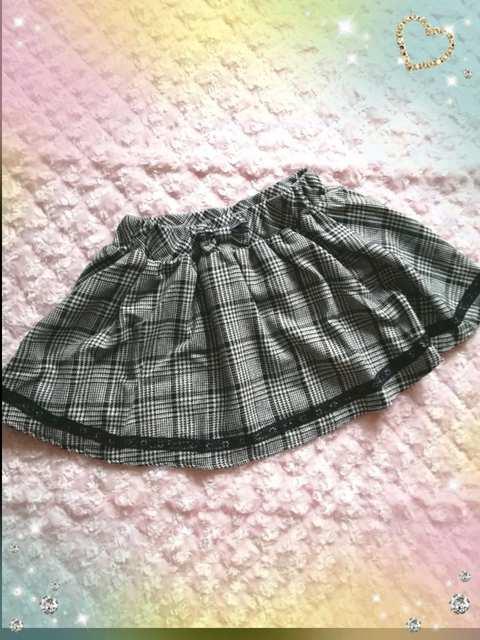 新品☆トゥララ*ウエストリボン付きチェックスカート < ブランド  新品☆トゥララ*ウエストリボン付きチェックスカート  < ブランドの