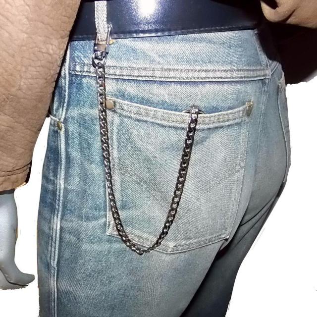 銀色 シルバー色 喜平 キヘイ ウォレットチェーン 財布 デニム、ジーンズ、ジーパン、スラックス、パンツ < 男性アクセサリー/時計 銀色 シルバー色 喜平 キヘイ ウォレットチェーン 財布 デニム、ジーンズ、ジーパン、スラックス、パンツ < 男性アクセサリー/時計の