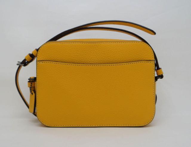 COACH コーチ 87734 レザー カメラバッグ ミニショルダーバッグ オークル<美品> < ブランド COACH コーチ 87734 レザー カメラバッグ ミニショルダーバッグ オークル<美品> < ブランドの