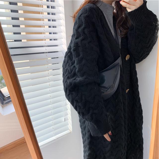 送料無料 新品 ケーブル編みニットカーディガンロング < 女性ファッション  送料無料 新品 ケーブル編みニットカーディガンロング < 女性ファッションの