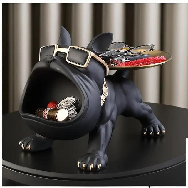 超お買い得1690円★ブルドッグ ストレージ トレイ オーナメント、レジン製像 工芸品 < インテリア/ライフ  超お買い得1690円★ブルドッグ ストレージ トレイ オーナメント、レジン製像 工芸品 < インテリア/ライフの