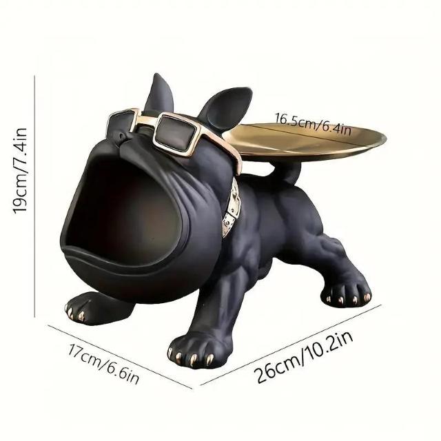 超お買い得1690円★ブルドッグ ストレージ トレイ オーナメント、レジン製像 工芸品 < インテリア/ライフ  超お買い得1690円★ブルドッグ ストレージ トレイ オーナメント、レジン製像 工芸品 < インテリア/ライフの
