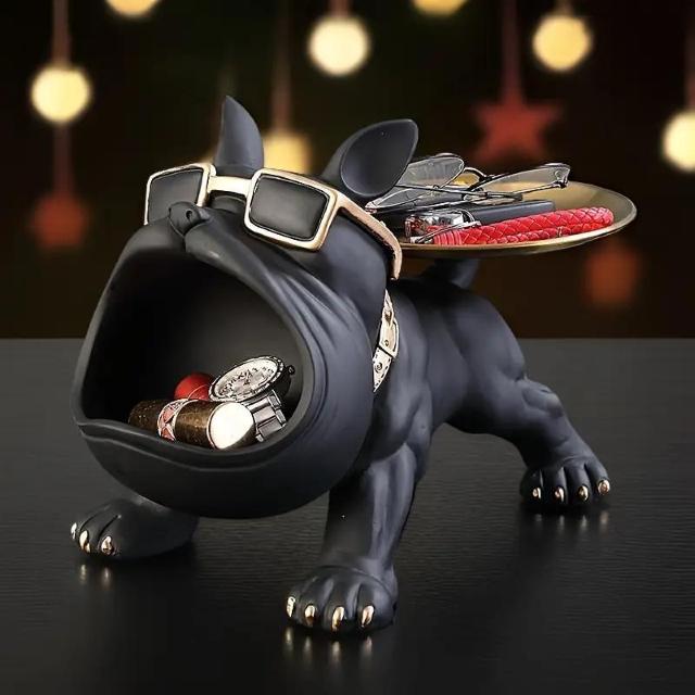 超お買い得1690円★ブルドッグ ストレージ トレイ オーナメント、レジン製像 工芸品 < インテリア/ライフ  超お買い得1690円★ブルドッグ ストレージ トレイ オーナメント、レジン製像 工芸品 < インテリア/ライフの