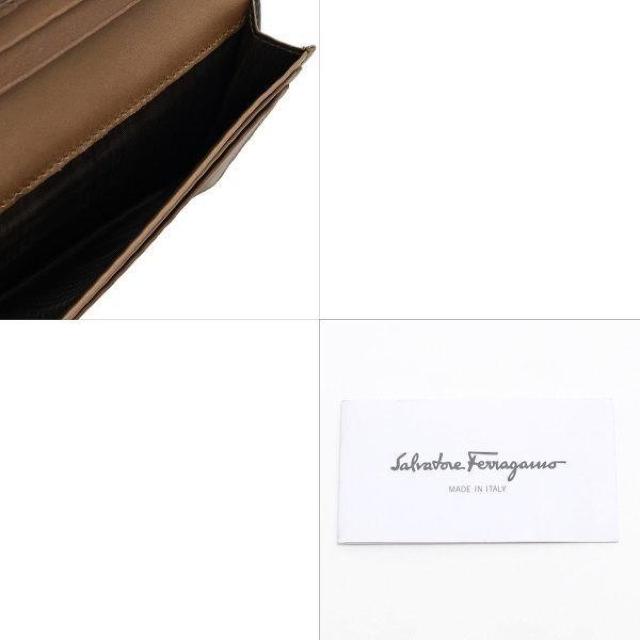 ◆ 本物 美品 ◆ Ferragamo フェラガモ ガンチーニ 長財布 小銭入れなし カーフ レザー ブラック 黒 669412 < ブランド  ◆ 本物 美品 ◆ Ferragamo フェラガモ ガンチーニ 長財布 小銭入れなし カーフ レザー ブラック 黒 669412 < ブランドの