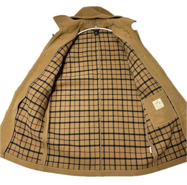 美品 ブルックスブラザーズ ダッフルコート Lサイズ ロング 裏地チェック < ブランド  美品 ブルックスブラザーズ ダッフルコート Lサイズ ロング 裏地チェック < ブランドの