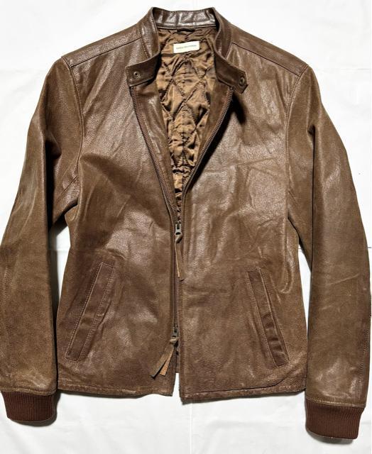 美品 nano universe ナノユニバース 革 レザー ジャケット ライダース セレクト ドメス アメカジ ワークミリタリー < 男性ファッション 美品 nano universe ナノユニバース 革 レザー ジャケット ライダース セレクト ドメス アメカジ ワークミリタリー < 男性ファッションの