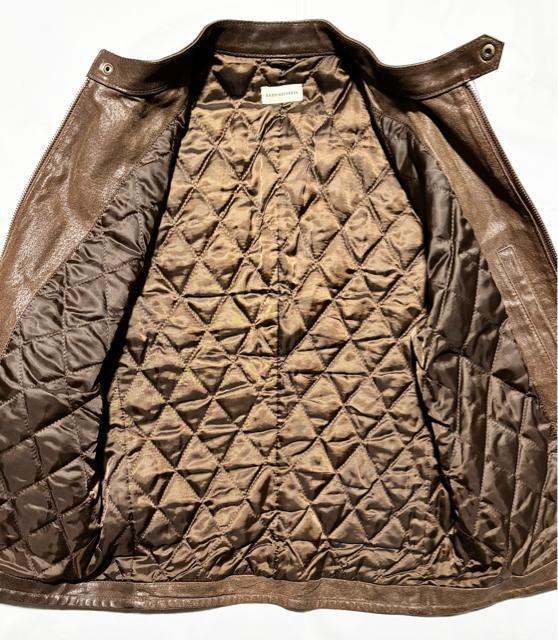 美品 nano universe ナノユニバース 革 レザー ジャケット ライダース セレクト ドメス アメカジ ワークミリタリー < 男性ファッション 美品 nano universe ナノユニバース 革 レザー ジャケット ライダース セレクト ドメス アメカジ ワークミリタリー < 男性ファッションの