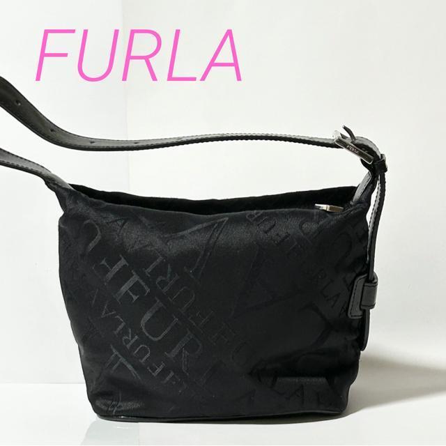FURLA �t���� ���S���� �Z�~�V�����_�[ �o�b�O �u���b�N  �� �u�����h�� 