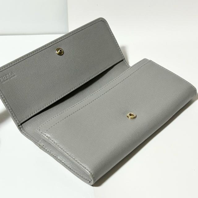 FURLA �t���� �N���V�b�N �o�C�t�H�[���h ��܂蒷���z ���z �����O �E�H���b�g ���U�[ �v �O���[ ���f�B�[�X �� �����t�@�b�V������ 