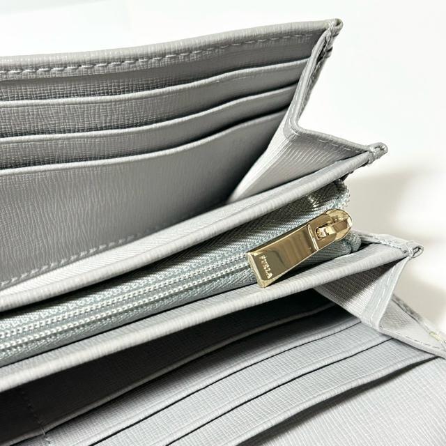 FURLA �t���� �N���V�b�N �o�C�t�H�[���h ��܂蒷���z ���z �����O �E�H���b�g ���U�[ �v �O���[ ���f�B�[�X �� �����t�@�b�V������ 