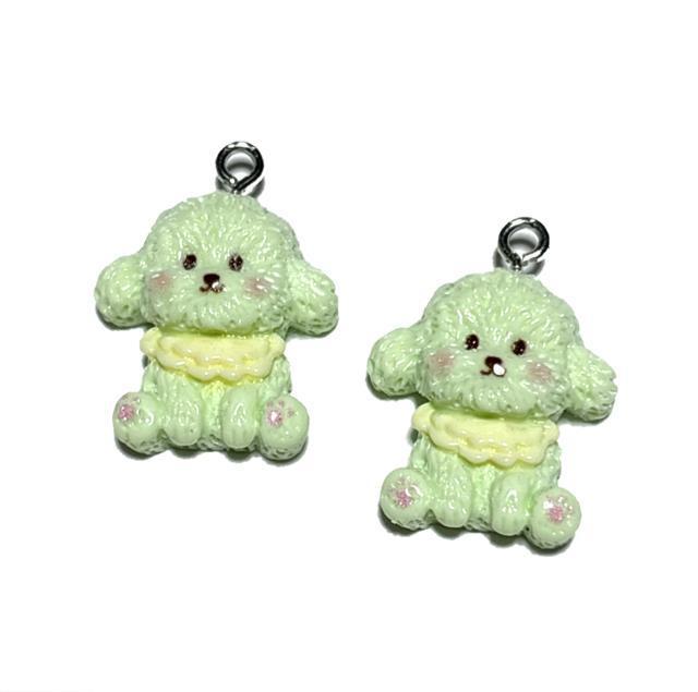 5317 お座り犬ちゃん 2個 淡い黄緑色 樹脂パーツ アクセサリーチャーム < ペット/手芸/園芸 5317 お座り犬ちゃん 2個 淡い黄緑色 樹脂パーツ アクセサリーチャーム < ペット/手芸/園芸の