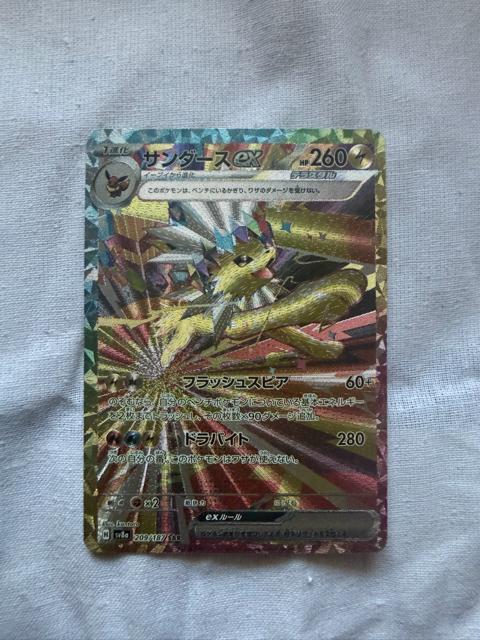 ポケモン サンダーズ ex sv8a 209/187SAR < トレーディングカード ポケモン サンダーズ ex sv8a 209/187SAR < トレーディングカードの