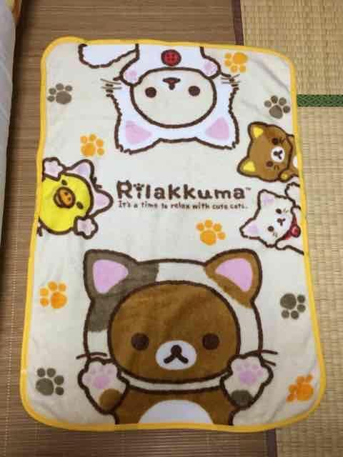 非売品ノベルティ・ねこリラックマ・ブランケット。イエロー < ホビー 非売品ノベルティ・ねこリラックマ・ブランケット。イエロー < ホビーの