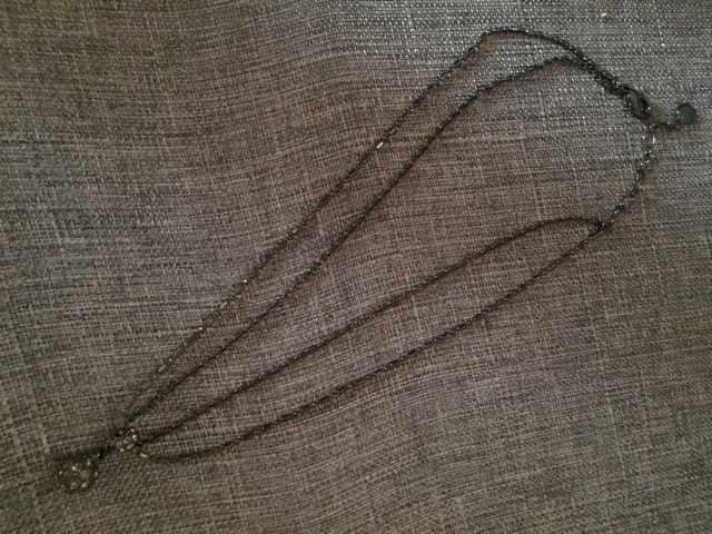 いぶし銀×キラキラボール 2重ネックレス < 女性アクセサリー/時計  いぶし銀×キラキラボール 2重ネックレス  < 女性アクセサリー/時計の