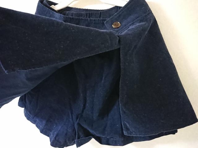 ショーパン+巻きスカート♪ネイビーコーデュロイ < キッズ/ベビー ショーパン+巻きスカート♪ネイビーコーデュロイ < キッズ/ベビーの