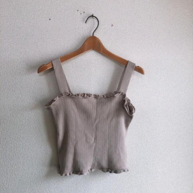 ◆MISCH MASCH/ミッシュマッシュ◆ニット生地キャミソール★グレージュM*eimy istoireやsnidel好♪ < ブランド ◆MISCH MASCH/ミッシュマッシュ◆ニット生地キャミソール★グレージュM*eimy istoireやsnidel好♪ < ブランドの