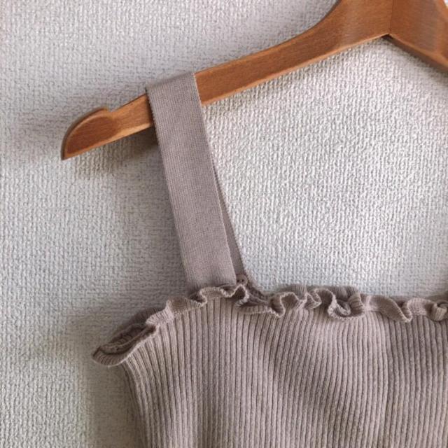 ◆MISCH MASCH/ミッシュマッシュ◆ニット生地キャミソール★グレージュM*eimy istoireやsnidel好♪ < ブランド ◆MISCH MASCH/ミッシュマッシュ◆ニット生地キャミソール★グレージュM*eimy istoireやsnidel好♪ < ブランドの