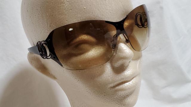 正規レア シャネル ココマークロゴ シールドビッグレンズ メタルコンビサングラス 茶 オープンCCアイコン グラマラスアイウェア < ブランド  正規レア シャネル ココマークロゴ シールドビッグレンズ メタルコンビサングラス 茶 オープンCCアイコン グラマラスアイウェア < ブランドの