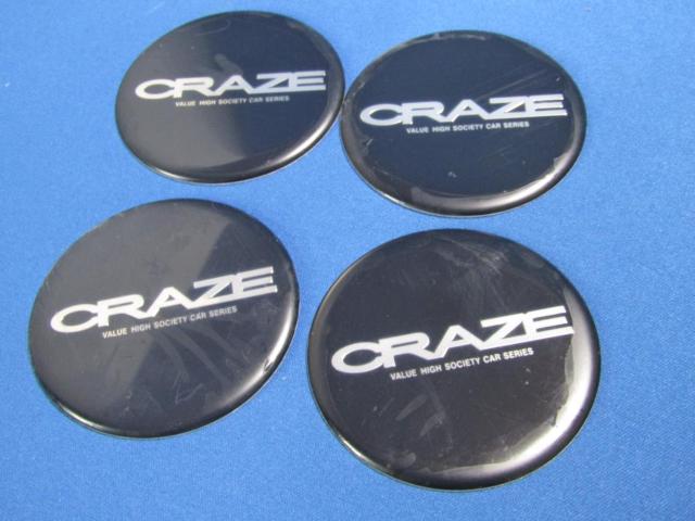 ●VALUE sports オリジナルエンブレム CRAZE アルミホイール センターCAPデカール・ステッカー4枚 < 自動車/バイク ●VALUE sports オリジナルエンブレム CRAZE アルミホイール センターCAPデカール・ステッカー4枚 < 自動車/バイク