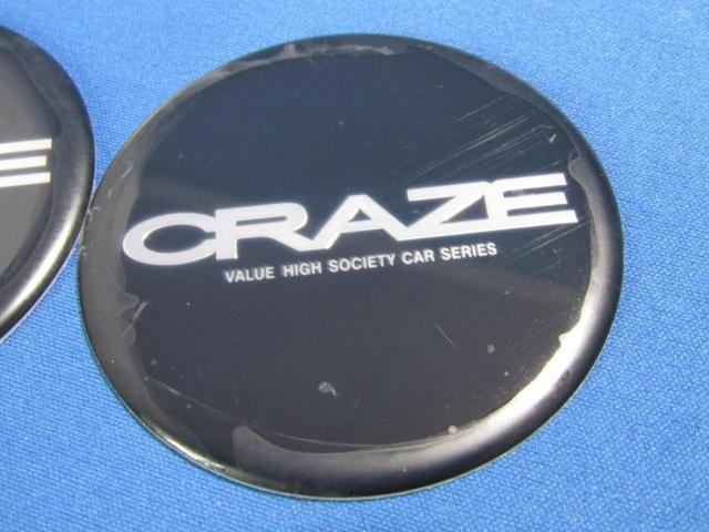 ●VALUE sports オリジナルエンブレム CRAZE アルミホイール センターCAPデカール・ステッカー4枚 < 自動車/バイク ●VALUE sports オリジナルエンブレム CRAZE アルミホイール センターCAPデカール・ステッカー4枚 < 自動車/バイク