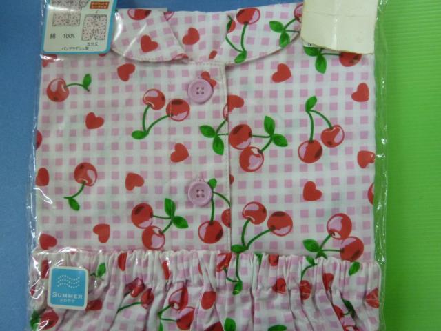 前開き未使用 半袖パジャマ 100 < キッズ/ベビー  前開き未使用 半袖パジャマ 100 < キッズ/ベビーの