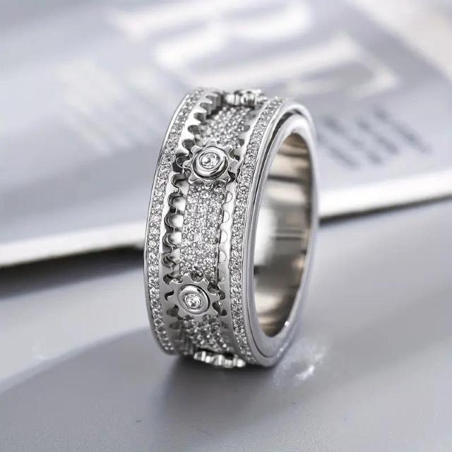 超お買い得990円★ 回転ハンドメイドギアリング USAサイズ11号(日本サイズ24)ローズゴールデン < 男性アクセサリー/時計  超お買い得990円★ 回転ハンドメイドギアリング USAサイズ11号(日本サイズ24)ローズゴールデン < 男性アクセサリー/時計の