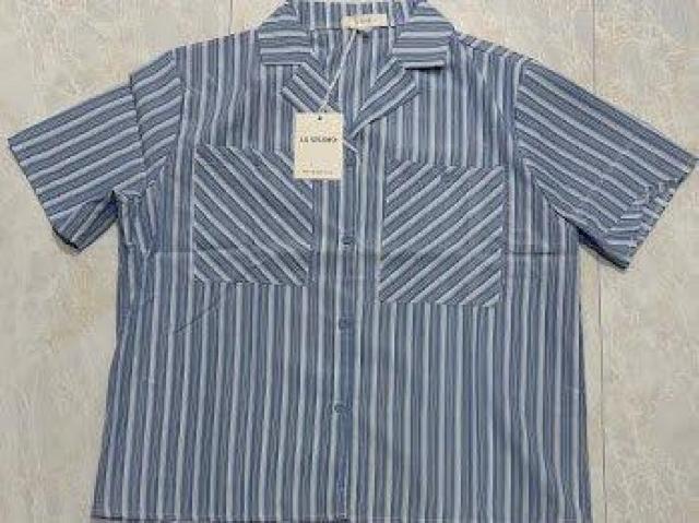 マルチストライプ オープンカラー シャツ < 女性ファッション マルチストライプ オープンカラー シャツ < 女性ファッションの