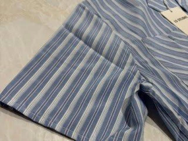 マルチストライプ オープンカラー シャツ < 女性ファッション マルチストライプ オープンカラー シャツ < 女性ファッションの