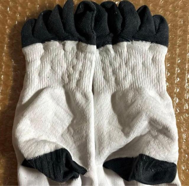 ASICS 5�{�w�O���b�v�\�b�N�X �u�����A���g�z���C�g L 27-29cm �A�V�b�N�X �O���b�v �\�b�N�X �C�� �z���C�g �� �� �u�����h�� 