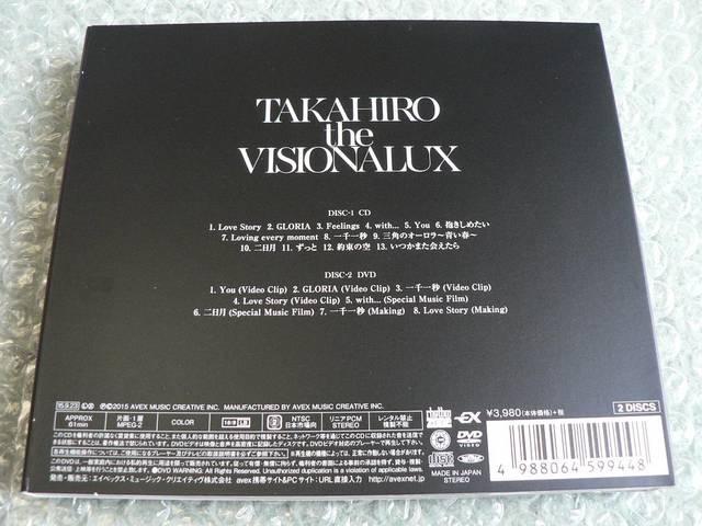 TAKAHIRO/the VISIONALUX【CD+DVD】初回限定盤/EXILE他にも出品 < タレントグッズ  TAKAHIRO/the VISIONALUX【CD+DVD】初回限定盤/EXILE他にも出品 < タレントグッズの