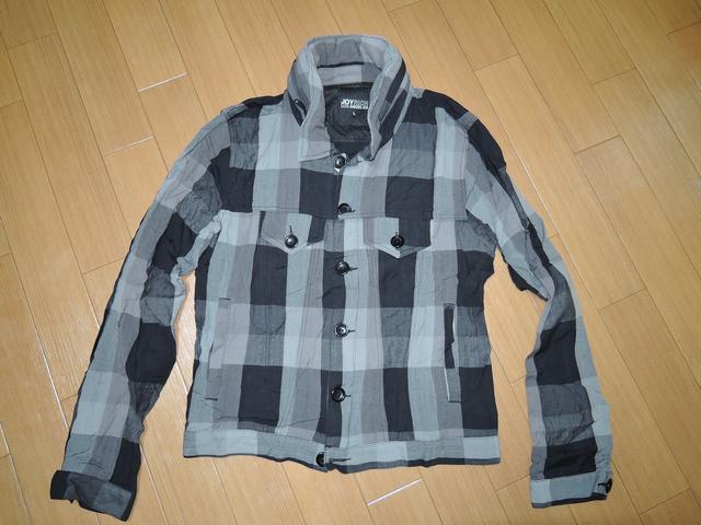 ジョイリッチJOYRICHチェック柄シャツジャケットL灰黒系 < ブランド  ジョイリッチJOYRICHチェック柄シャツジャケットL灰黒系  < ブランドの
