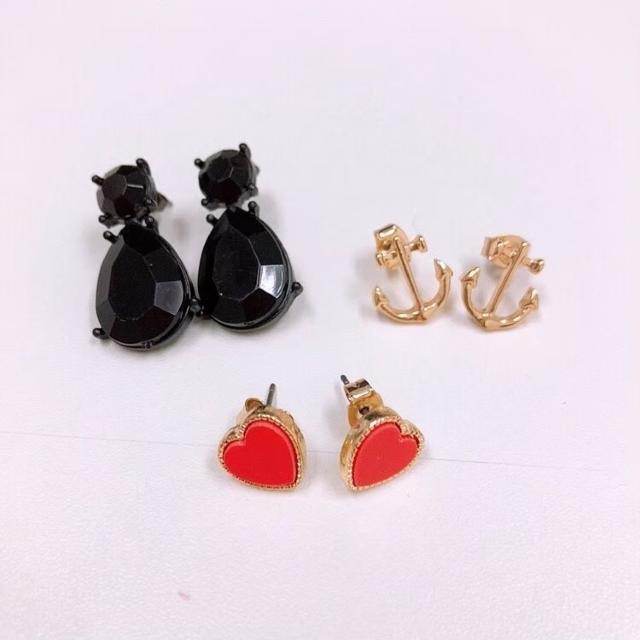 ◆ピアス6個まとめ売り◆全て未使用★ハート/マリン系/パーティー系♪ < 女性アクセサリー/時計  ◆ピアス6個まとめ売り◆全て未使用★ハート/マリン系/パーティー系♪  < 女性アクセサリー/時計の