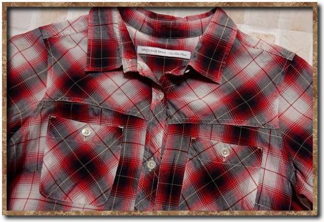 スピックアンドスパン チェックシャツチュニック 赤系 < ブランド スピックアンドスパン チェックシャツチュニック 赤系 < ブランドの