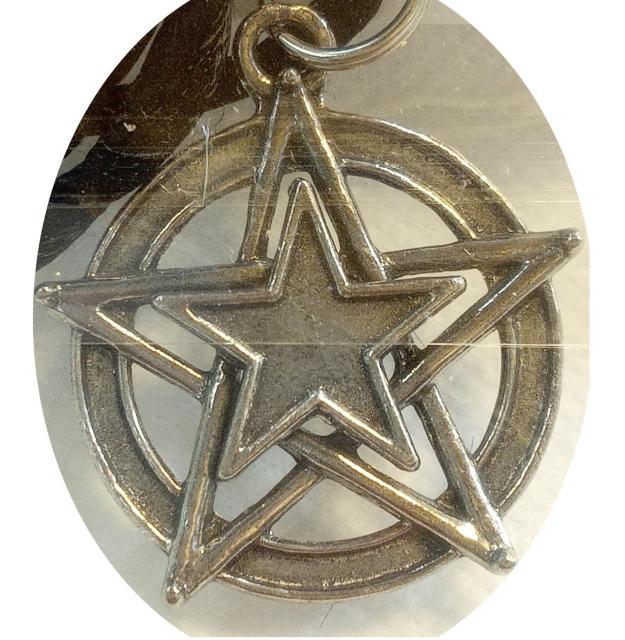AzureGreen: Double Pentagram pendant < 女性アクセサリー/時計  AzureGreen: Double Pentagram pendant  < 女性アクセサリー/時計の