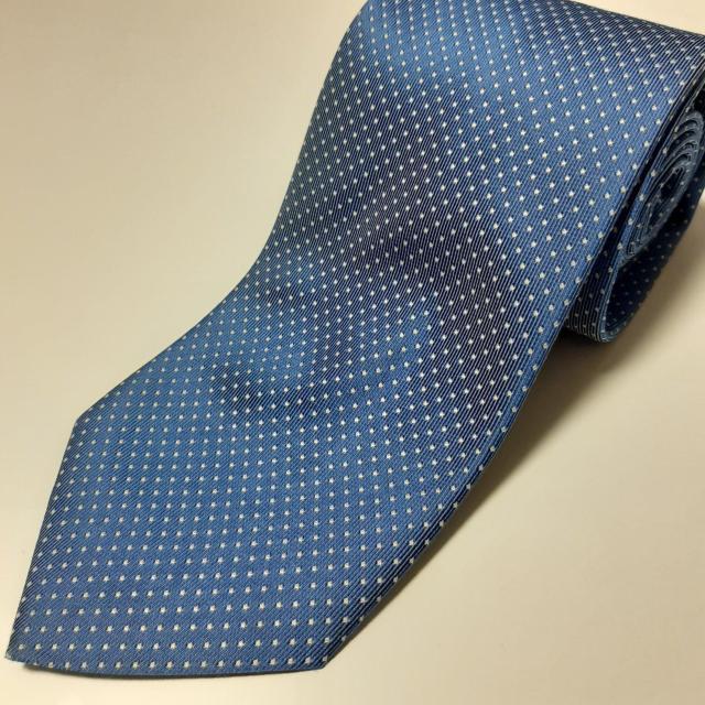 TREND COLOR  ネクタイ 水色系 ドット柄 623 < 男性ファッション  TREND COLOR  ネクタイ 水色系 ドット柄 623  < 男性ファッションの