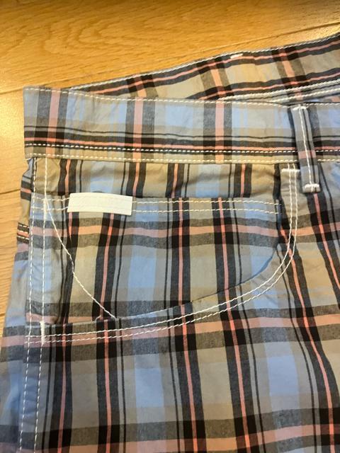 Wrangler チェック ハーフデパンツ大きいsizeW44  114cm < ブランド  Wrangler チェック ハーフデパンツ大きいsizeW44  114cm < ブランドの