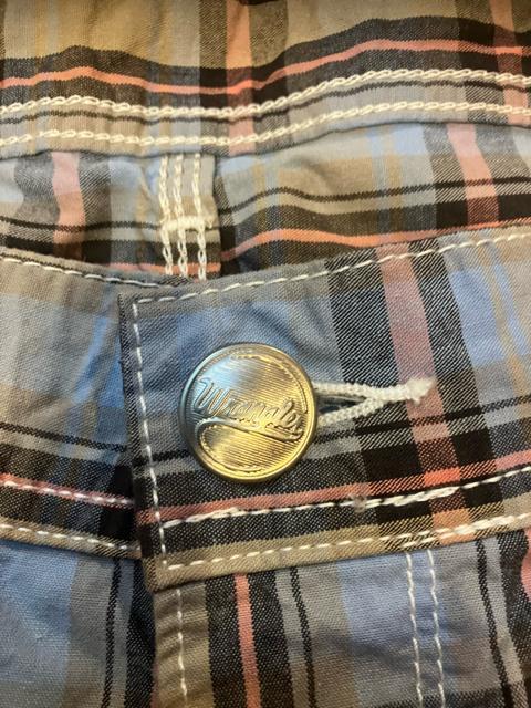 Wrangler チェック ハーフデパンツ大きいsizeW44  114cm < ブランド  Wrangler チェック ハーフデパンツ大きいsizeW44  114cm < ブランドの