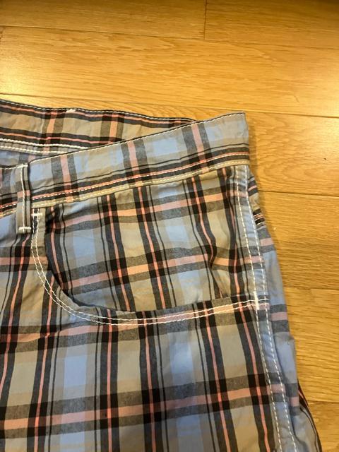 Wrangler チェック ハーフデパンツ大きいsizeW44  114cm < ブランド  Wrangler チェック ハーフデパンツ大きいsizeW44  114cm < ブランドの
