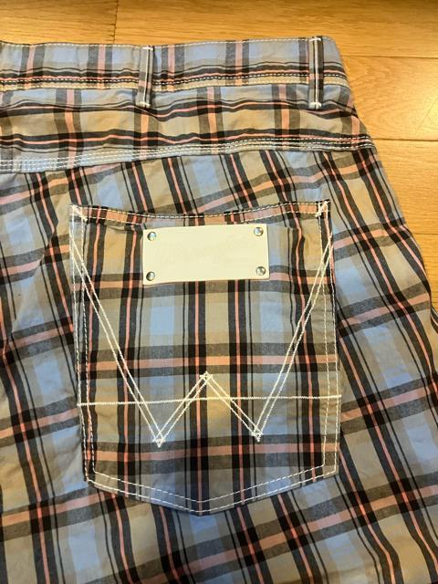Wrangler チェック ハーフデパンツ大きいsizeW44  114cm < ブランド  Wrangler チェック ハーフデパンツ大きいsizeW44  114cm < ブランドの