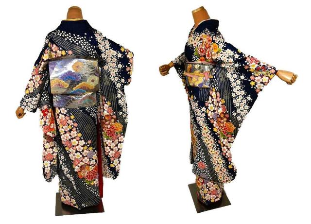 【最高峰】新品同様 金彩 金糸シシュウ 桜 手毬 鼓 花尽くし 振袖 身丈169.5cm 裄丈67.5cm T3517 < 女性ファッション  【最高峰】新品同様 金彩 金糸シシュウ 桜 手毬 鼓 花尽くし 振袖 身丈169.5cm 裄丈67.5cm T3517 < 女性ファッションの