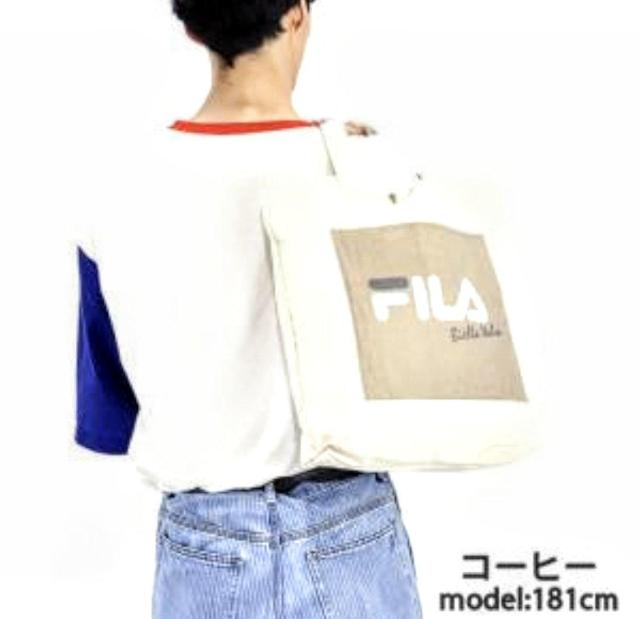 FILA★トートバッグ★ショルダーバッグ★2WAY★帆布素材★可愛い★通勤★通学★ユニセックスバッグ★新品未使用★送料無料 < 女性ファッション  FILA★トートバッグ★ショルダーバッグ★2WAY★帆布素材★可愛い★通勤★通学★ユニセックスバッグ★新品未使用★送料無料 < 女性ファッションの