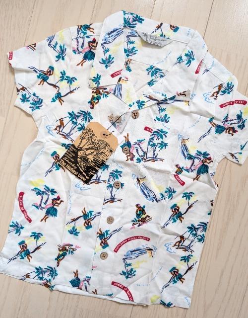 120★SHISKY★レーヨン100%★アロハシャツ★新品★送料無料 < キッズ/ベビー  120★SHISKY★レーヨン100%★アロハシャツ★新品★送料無料 < キッズ/ベビーの