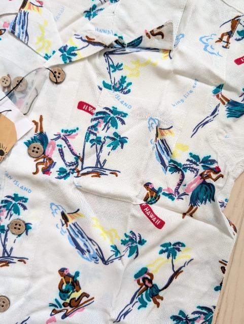 120★SHISKY★レーヨン100%★アロハシャツ★新品★送料無料 < キッズ/ベビー  120★SHISKY★レーヨン100%★アロハシャツ★新品★送料無料 < キッズ/ベビーの