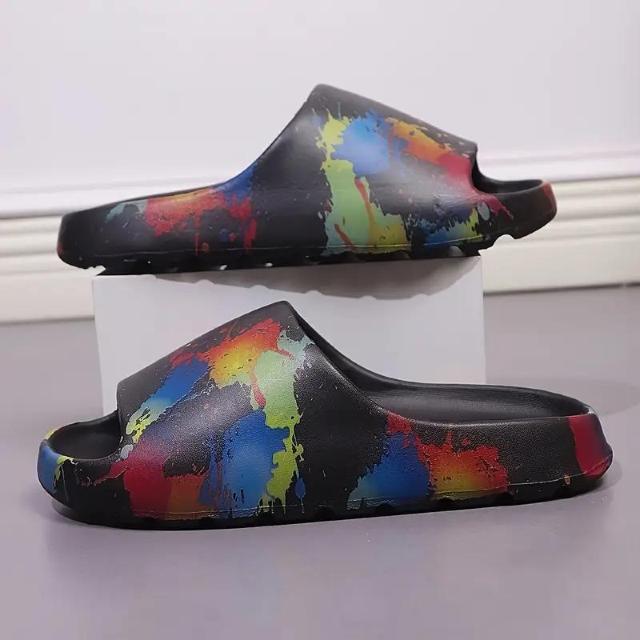 爆ヤス価格1490円★メンズ 軽量 スリップオン サンダル ビビッドスプラッシュデザイン EVA スリッパ ベージュ27.0cm < 男性ファッション 爆ヤス価格1490円★メンズ 軽量 スリップオン サンダル ビビッドスプラッシュデザイン EVA スリッパ ベージュ27.0cm < 男性ファッションの