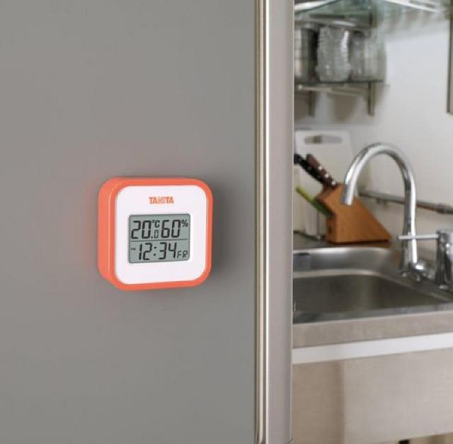 デジタル温湿度計タニタ グレー マグネット付 < インテリア/ライフ デジタル温湿度計タニタ グレー マグネット付 < インテリア/ライフの
