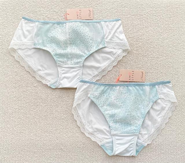Triumph AMOSTYLE ヒップハング&ショーツ Mサイズ ホワイト/ミント 2枚セット < 女性ファッション Triumph AMOSTYLE ヒップハング&ショーツ Mサイズ ホワイト/ミント 2枚セット < 女性ファッションの